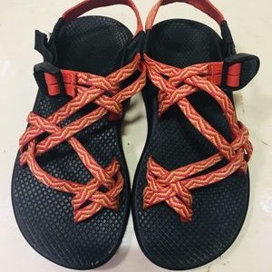 Chaco Zx2 Sandals Orange